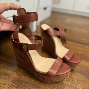 Brown Jessica Simpson Wedges